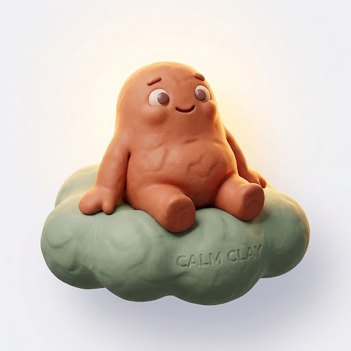 Bandhu's mascot, sitting on a cloud